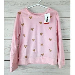 Epic Threads NEW Girls Size 5 Pink Hearts Sweater Winter Top